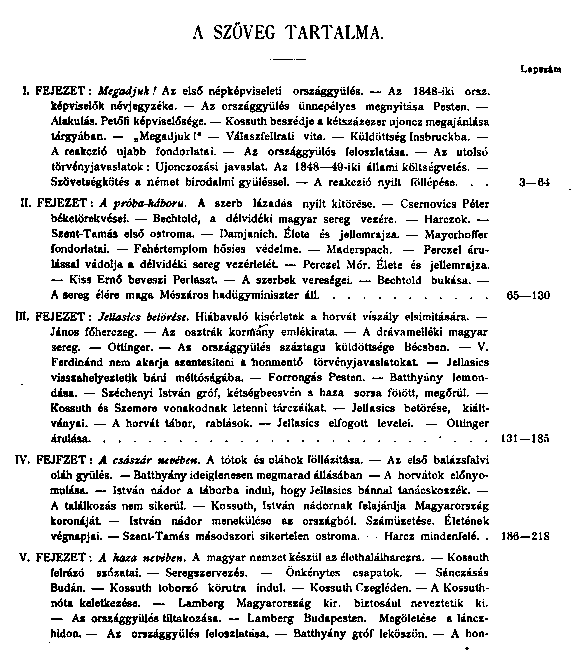 Gracza : Az 1848-49-iki magyar szabadsgharcz...