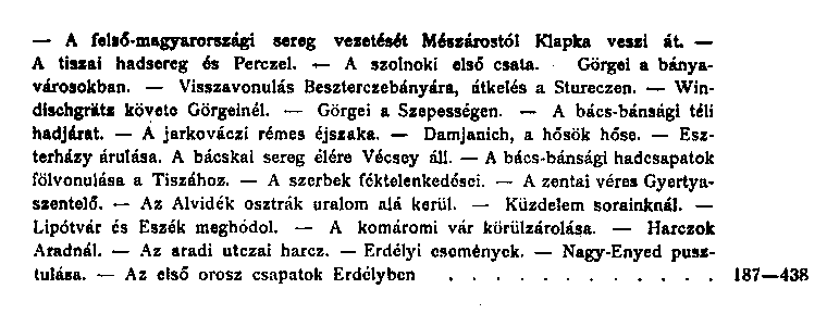 Gracza : Az 1848–49-iki magyar szabadsgharcz...