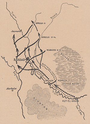 Az angol ldzs Kut-el-Amara elfoglalsa utn