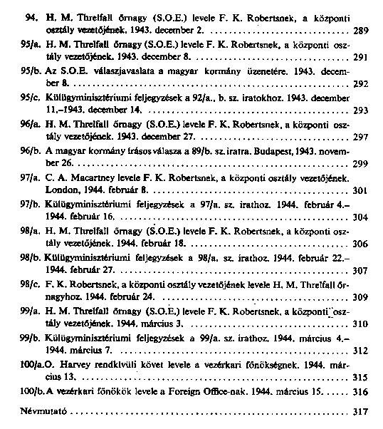 Magyar-brit titkos trgyalsok 1943-ban