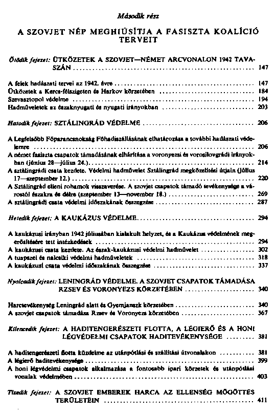 A msodik vilghbor trtnete : 1939 – 1945